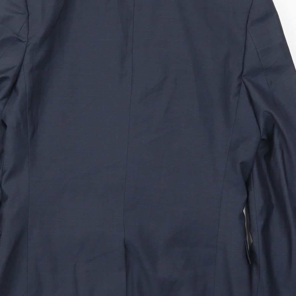 Topman Mens Blue Jacket Suit Jacket Size 38