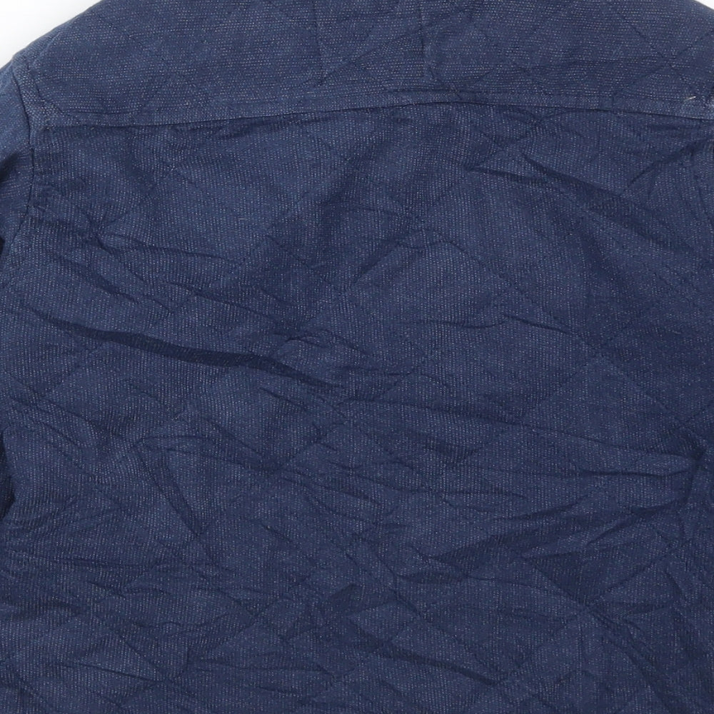 Primark Boys Blue Basic Button-Up Size 5-6 Years