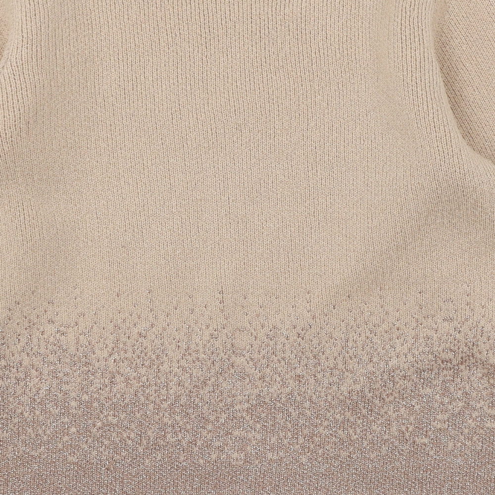 Oasis Womens Pink Knit Pullover Jumper Size M