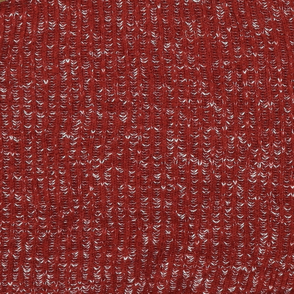 Easy Mens Red Knit Pullover Jumper Size XL