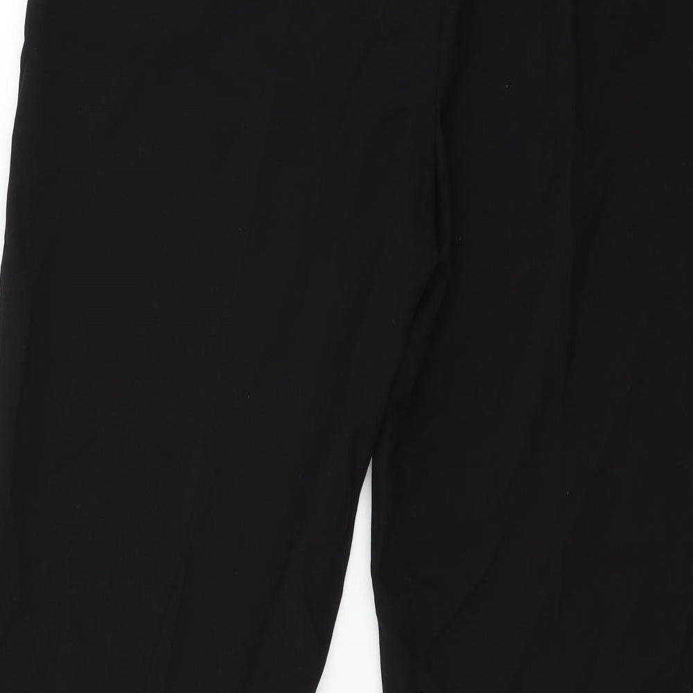 Marks and Spencer Womens Black Trousers Size 14 L29 in