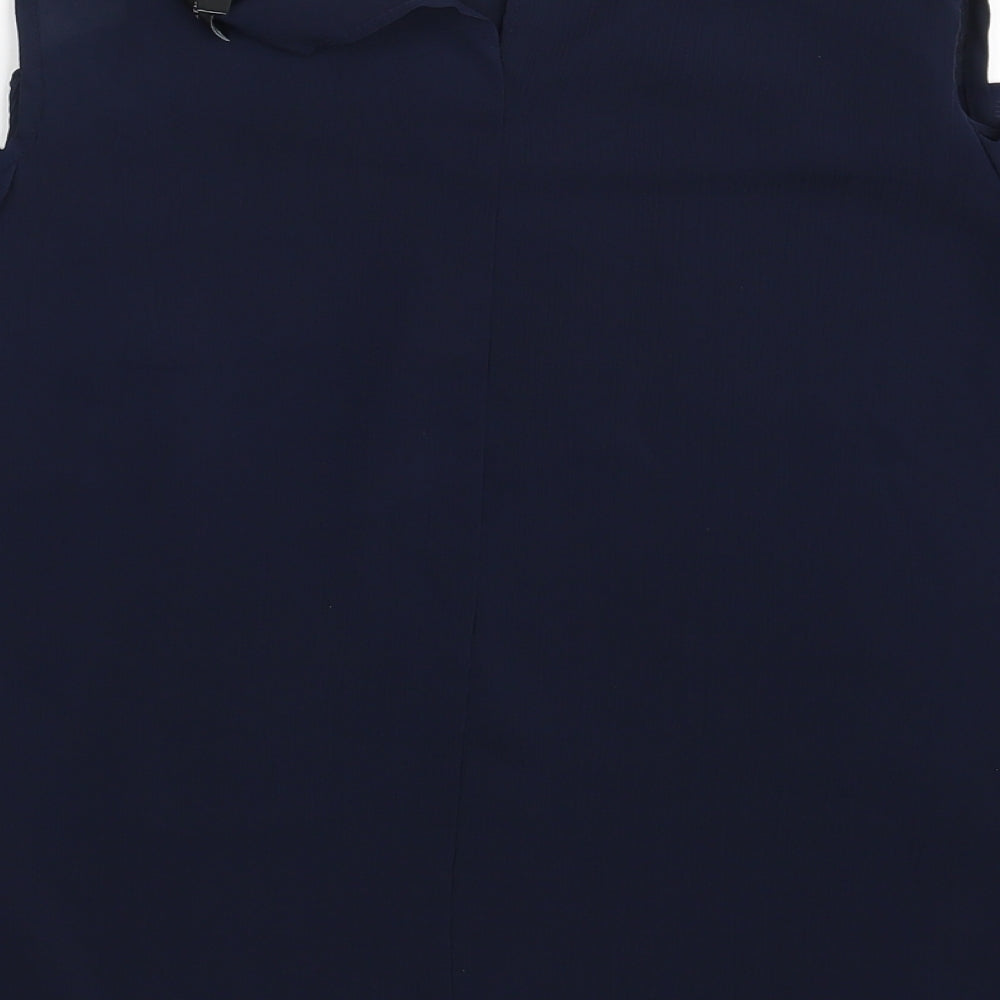 Atmosphere Womens Blue Basic Blouse Size 12