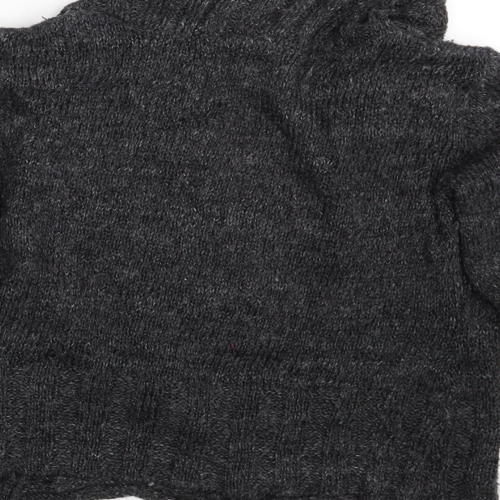 QED London Womens Grey Cardigan Jumper Size M