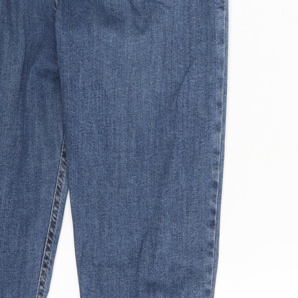 Topshop Womens Blue Denim Skinny Jeans Size 28 in L34 in