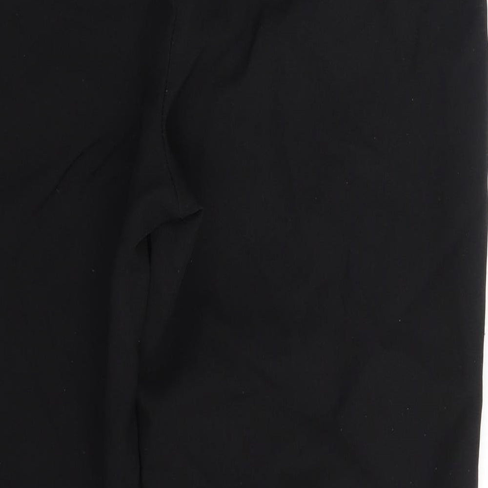 BM Collection Womens Black Trousers Size 10 L23 in