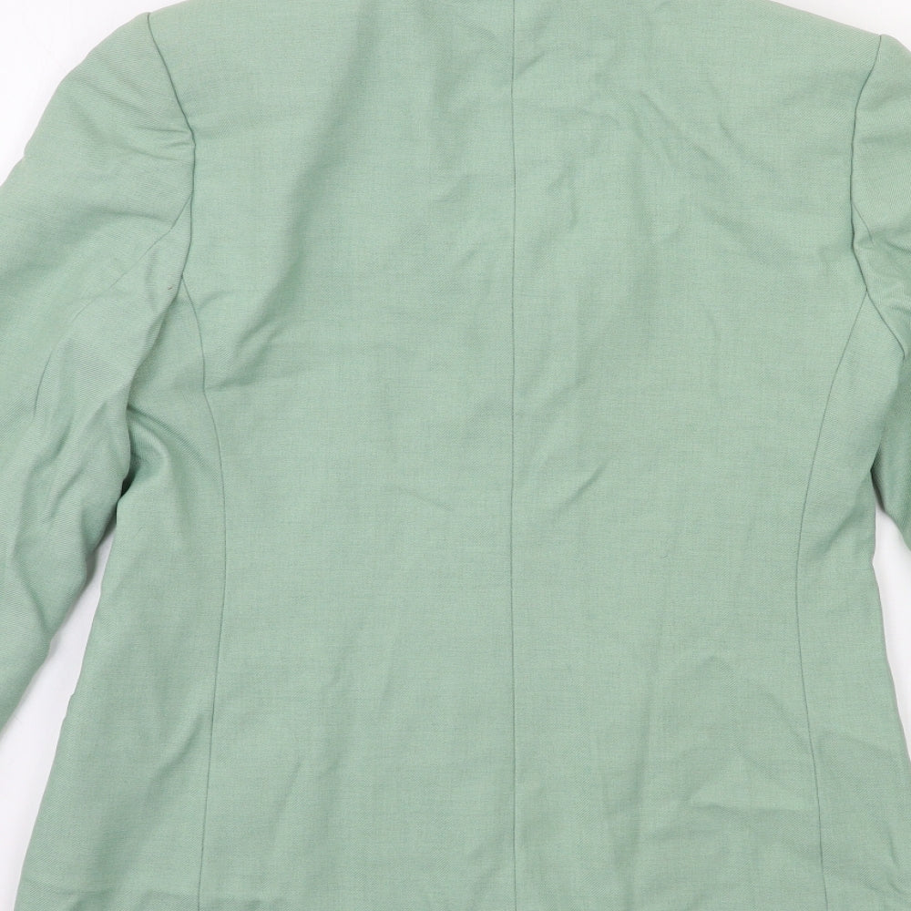 Debenhams Womens Green Jacket Suit Jacket Size 10