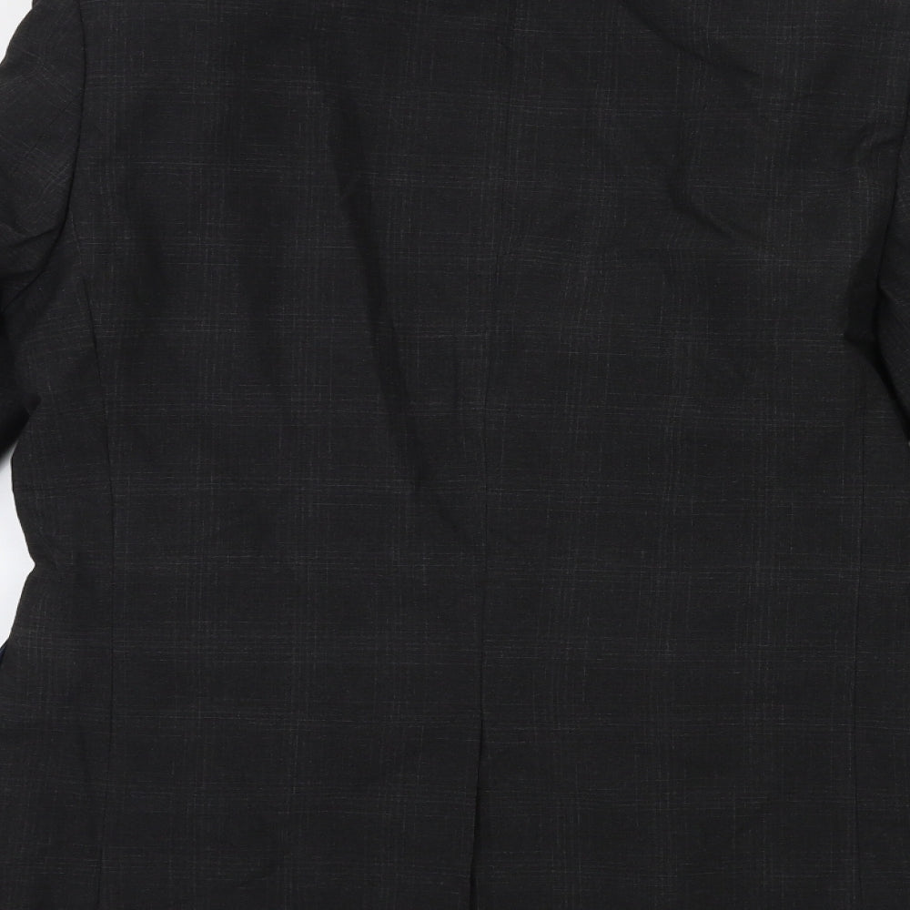 Marks & Spencer Mens Grey Check Jacket Suit Jacket Size 38