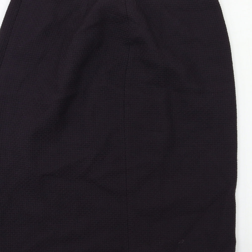 Marks and Spencer Womens Purple Straight & Pencil Skirt Size 14