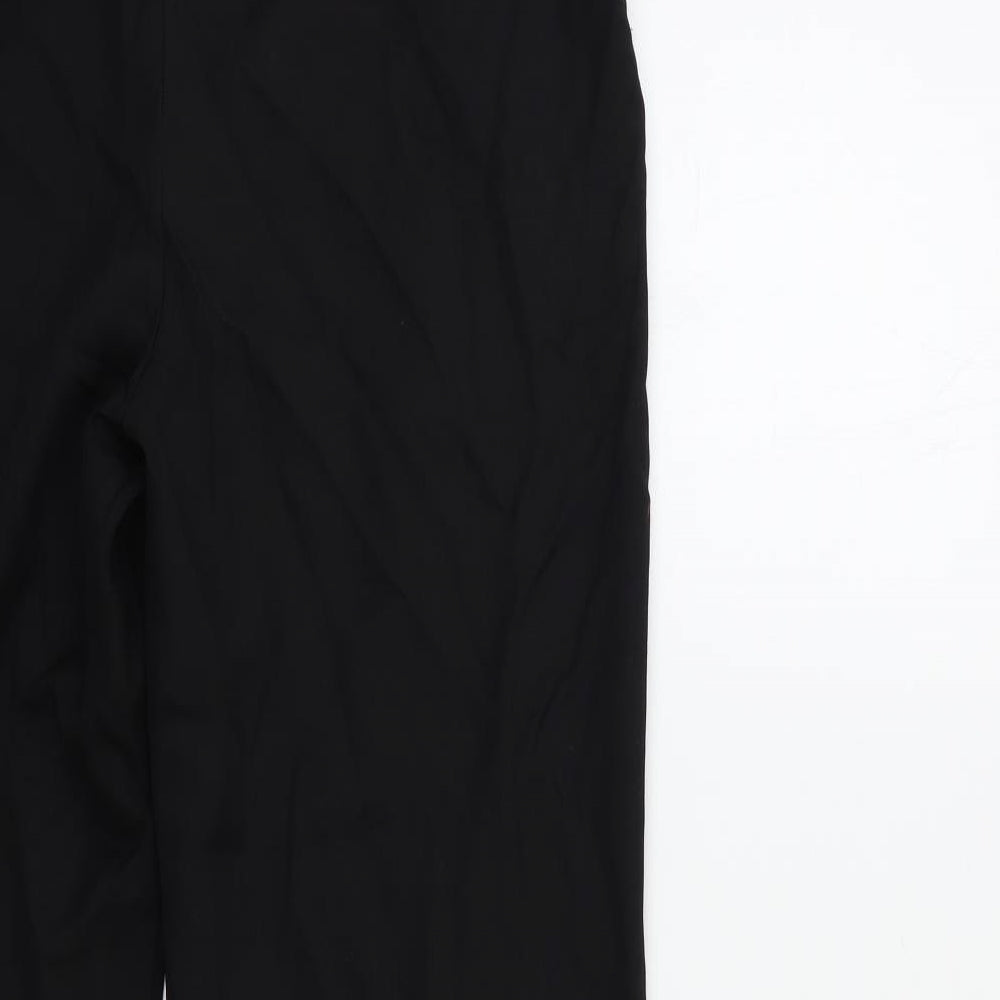 BHS Womens Black Trousers Size 12 L29 in