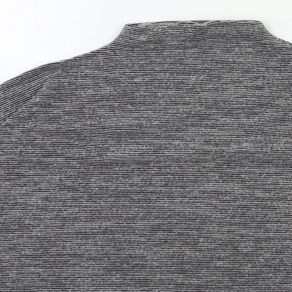 New Look Womens Grey Pullover Sweatshirt Size 12