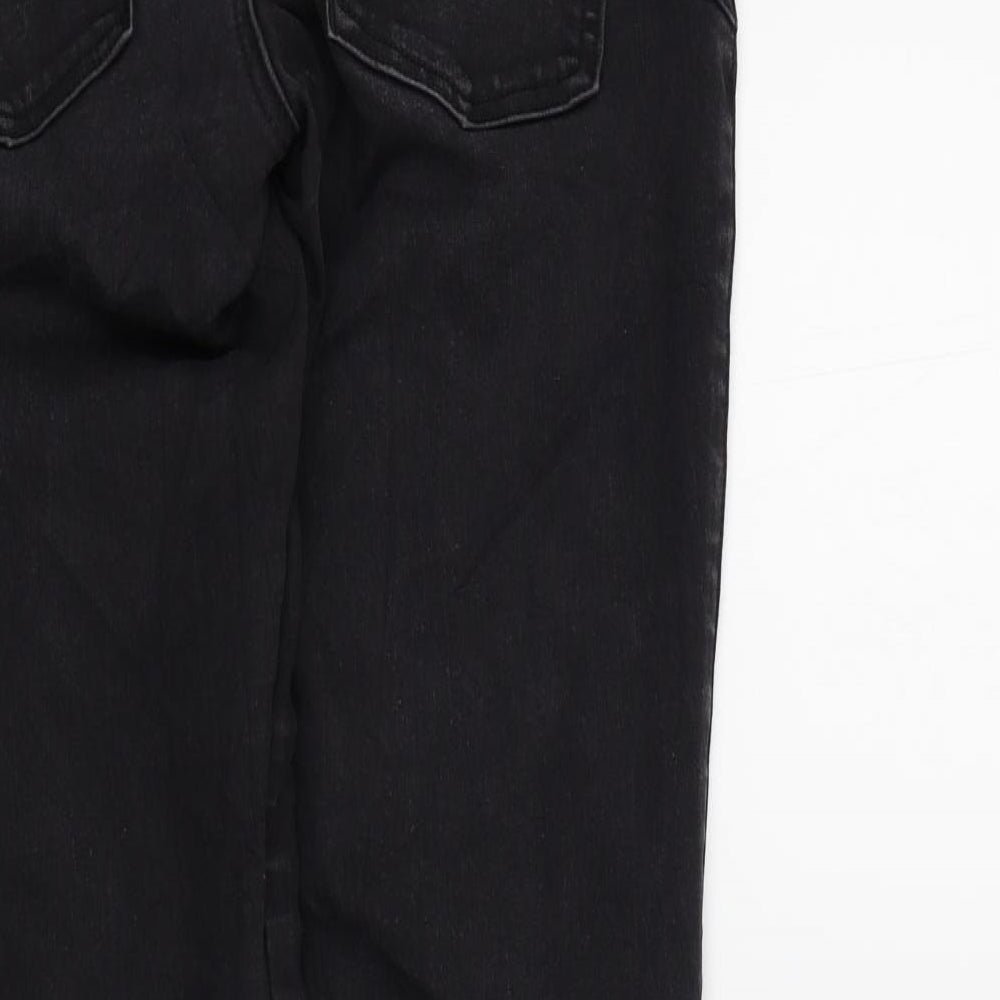 Preworn Womens Black Skinny Jeans Size 12 L29 in