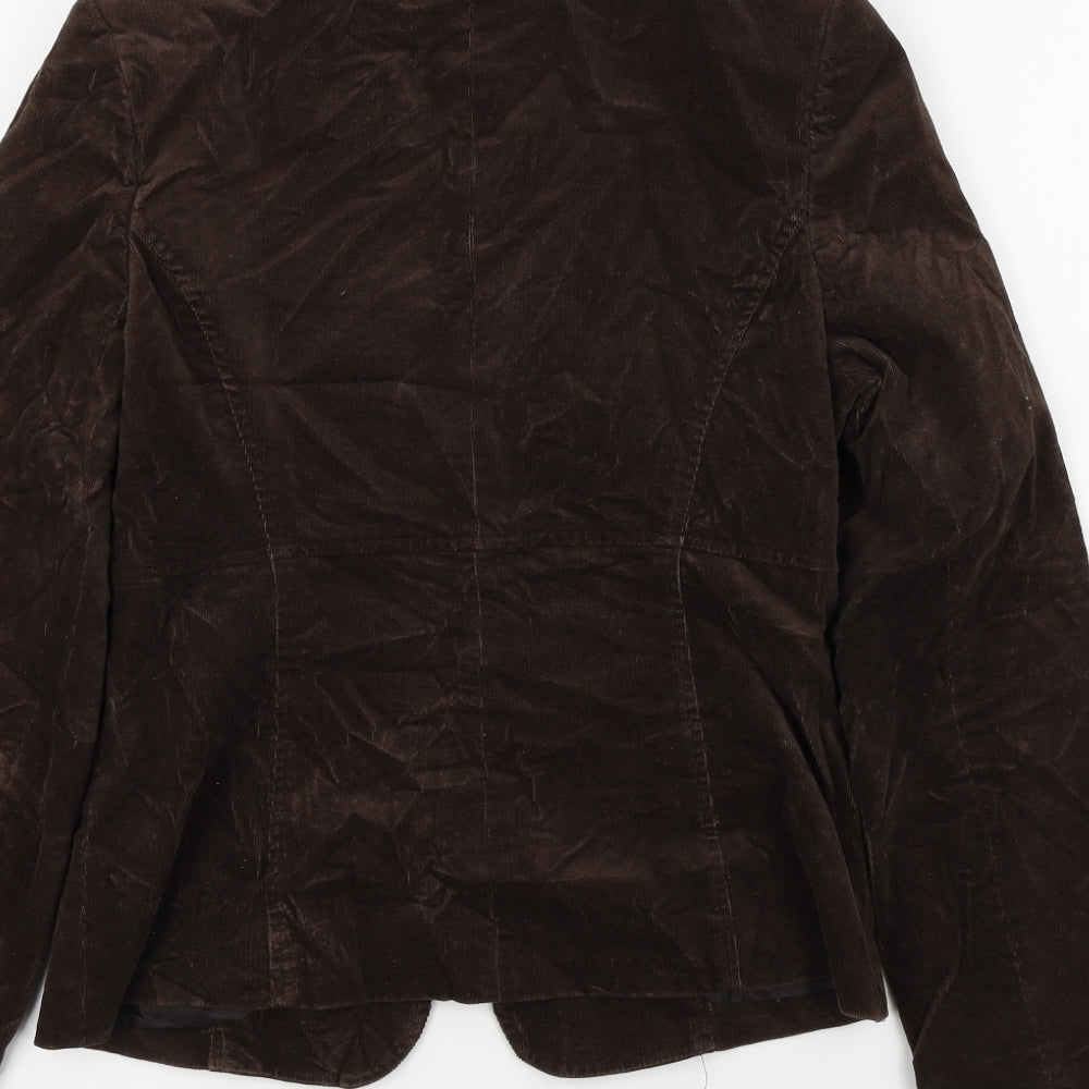 AMARANTO Womens Brown Jacket Size 10