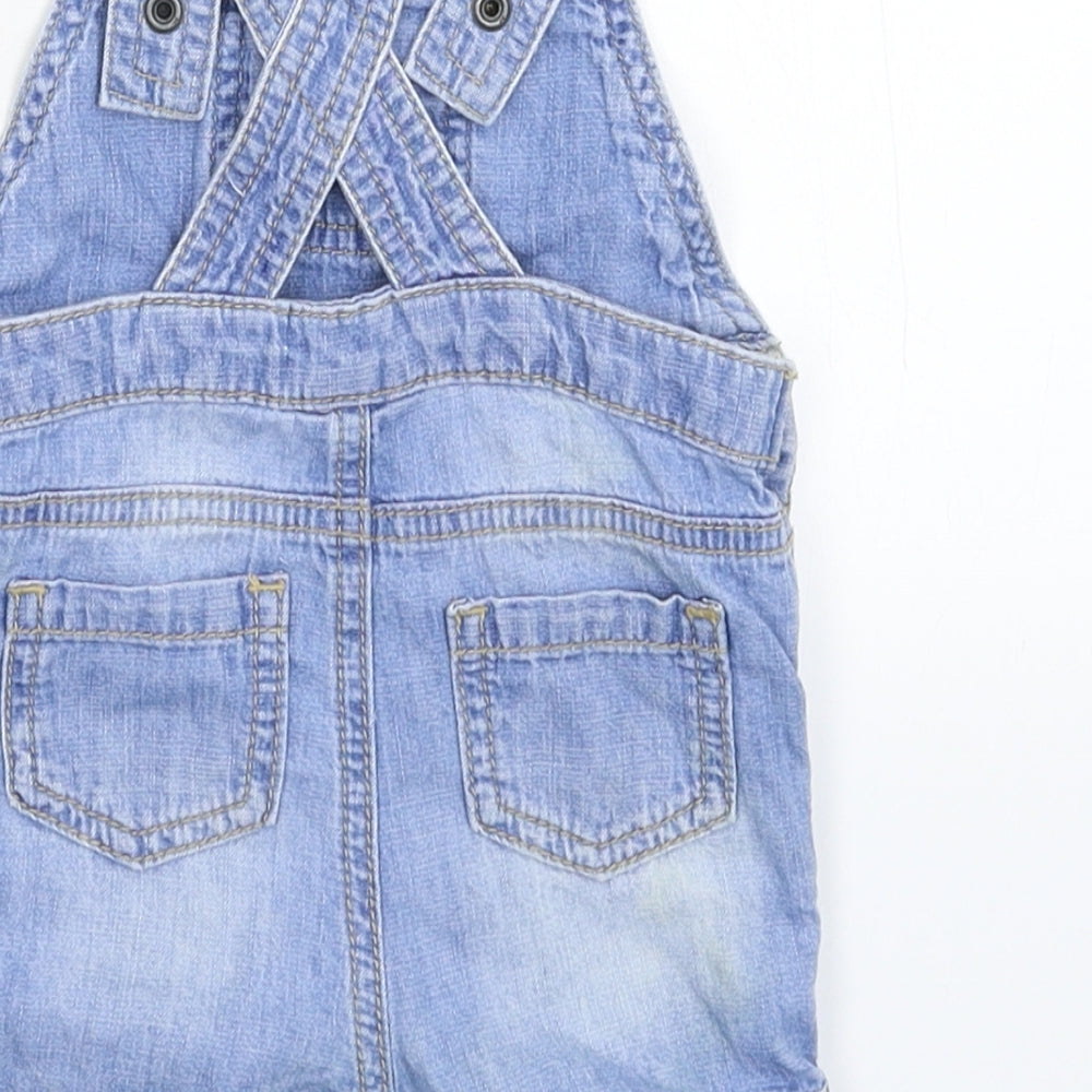 F&F Baby Blue Dungaree One-Piece Size 3-6 Months
