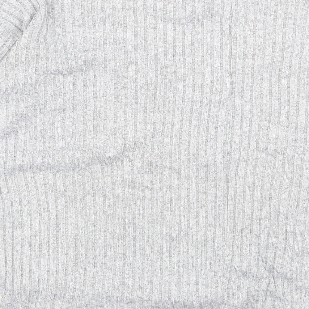 Primark Womens Grey Basic T-Shirt Size 4