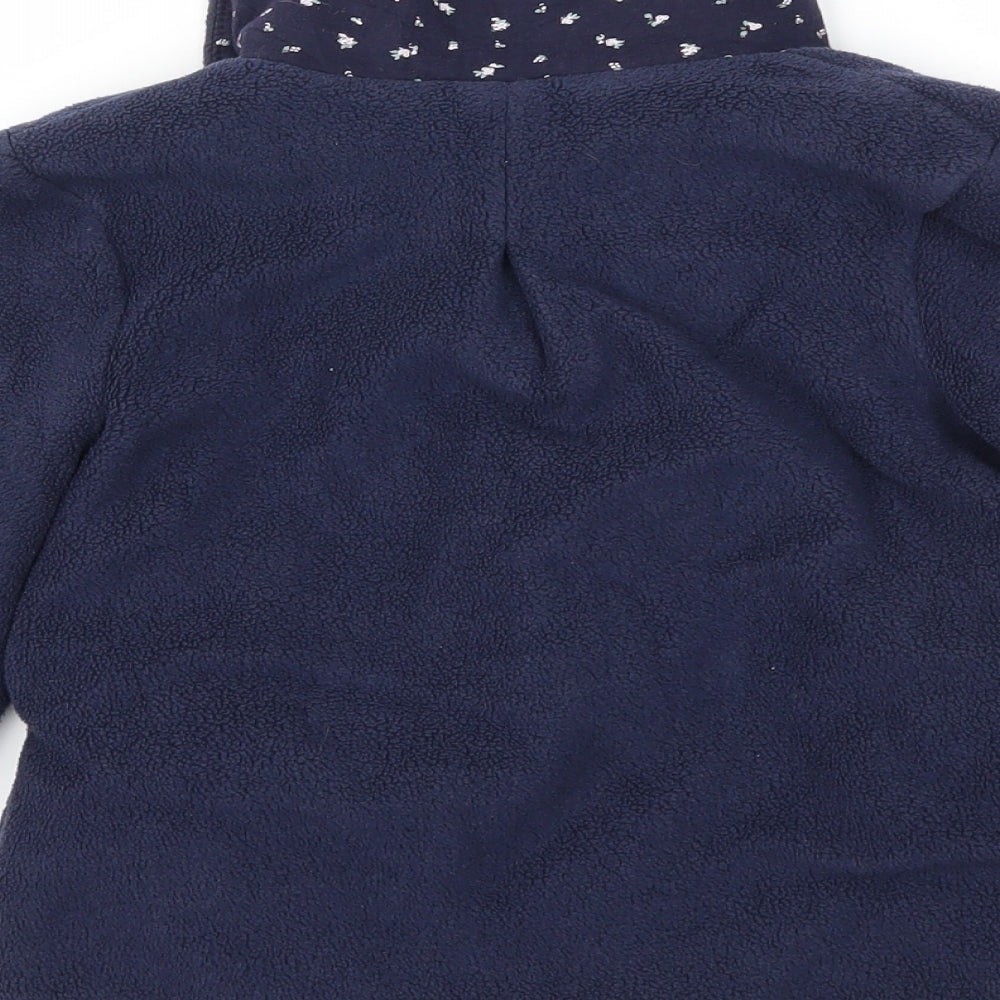 NEXT Girls Blue Basic Coat Coat Size 3-4 Years