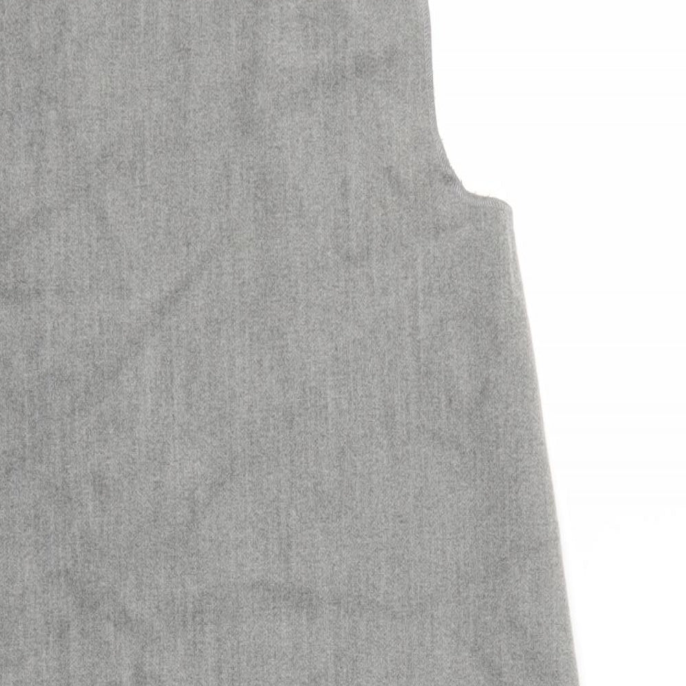 New Look Womens Grey Overcoat Jacket Size M