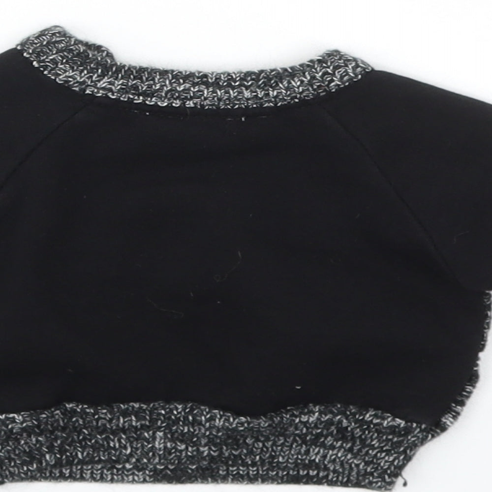 Primark Boys Black Pullover Jumper Size 0-3 Months