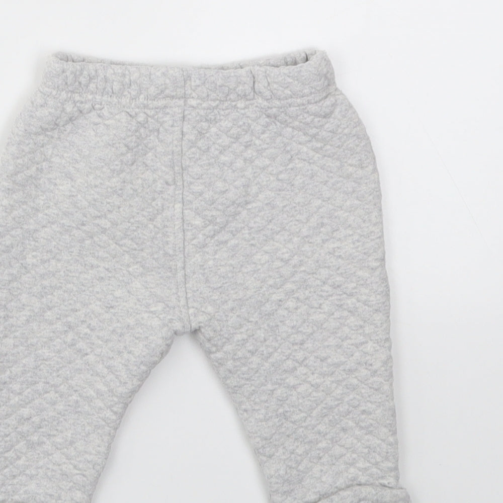 Marks & Spencer Boys Grey Capri Trousers Size 6-9 Months
