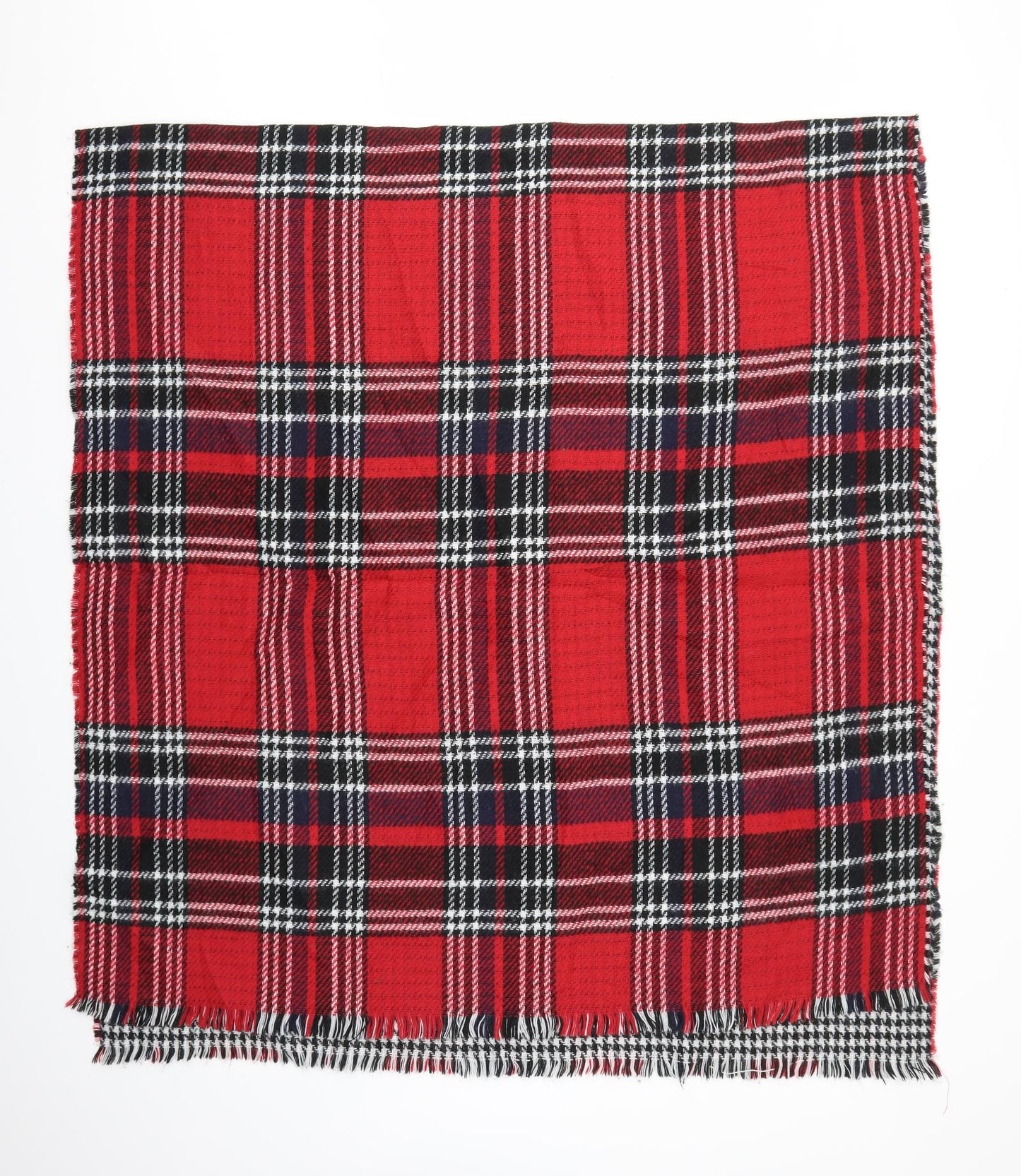 Preworn Womens Multicoloured Check Scarf