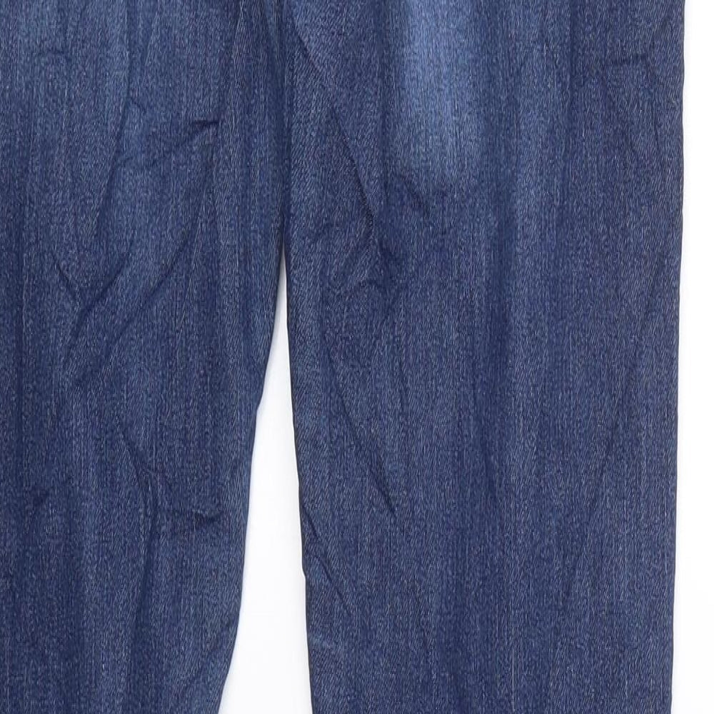 H&M Womens Blue Denim Skinny Jeans Size 10 L30.5 in