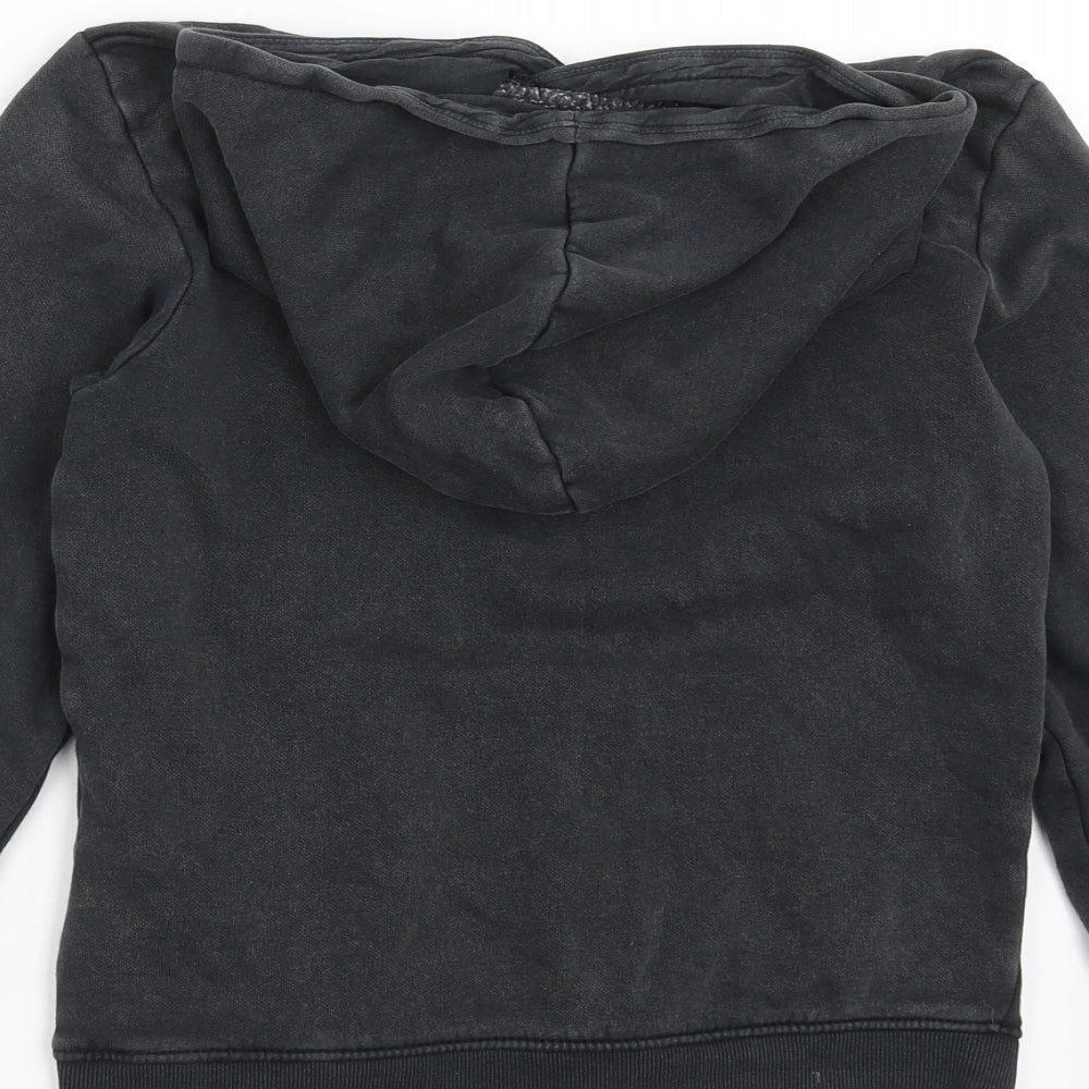 H&M Boys Grey Pullover Hoodie Size 6-7 Years