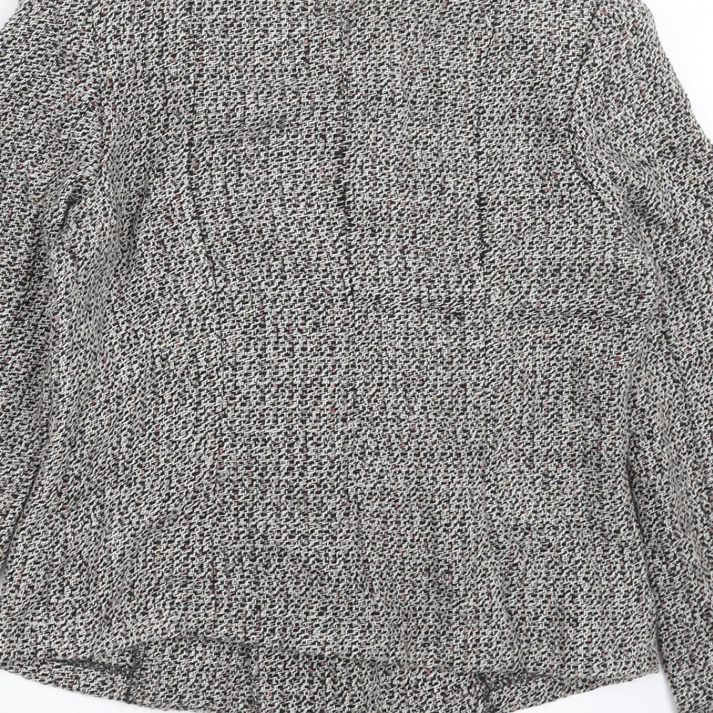 Silence + Noise Womens Grey Jacket Size S