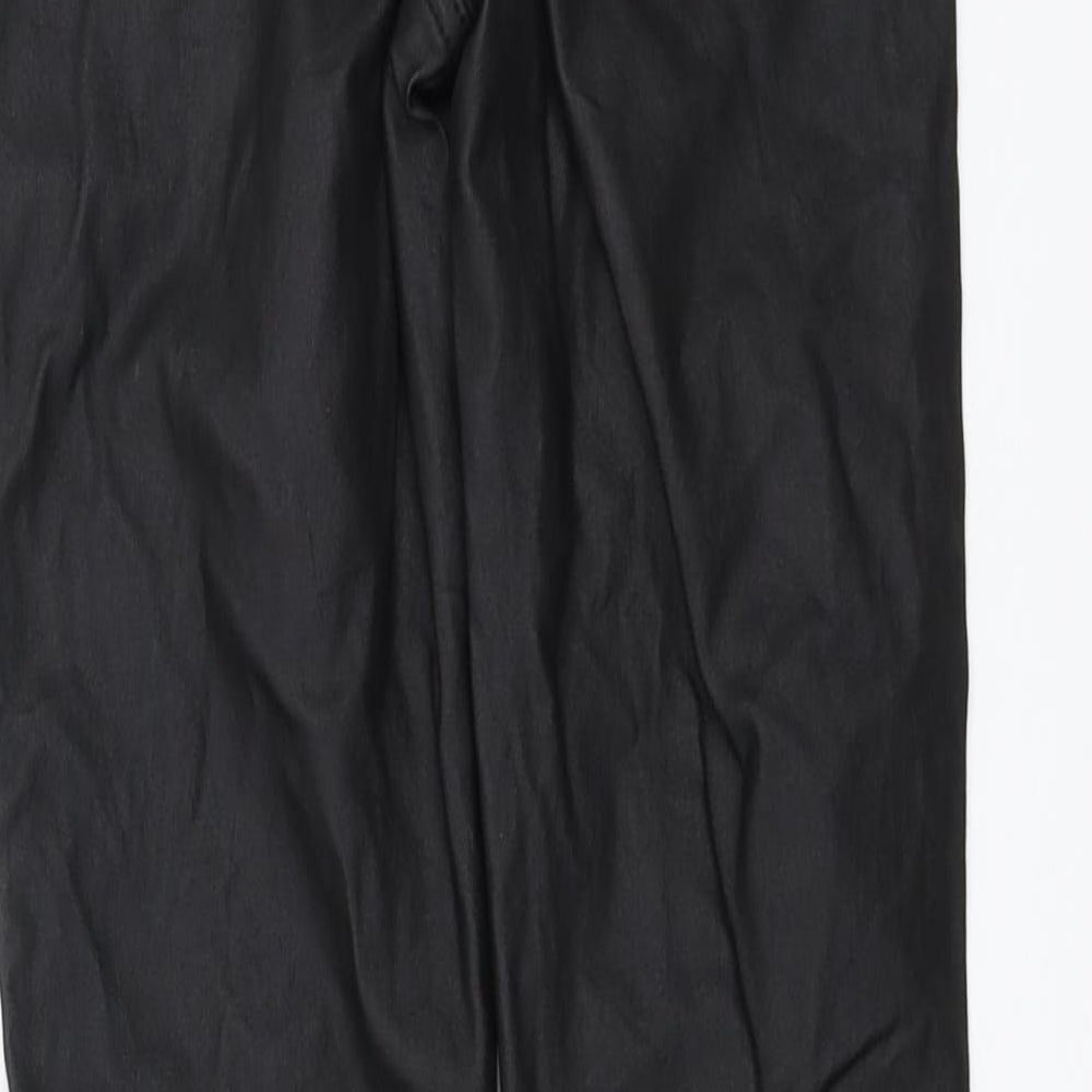 Missguided Womens Black Trousers Size 8 L28 in