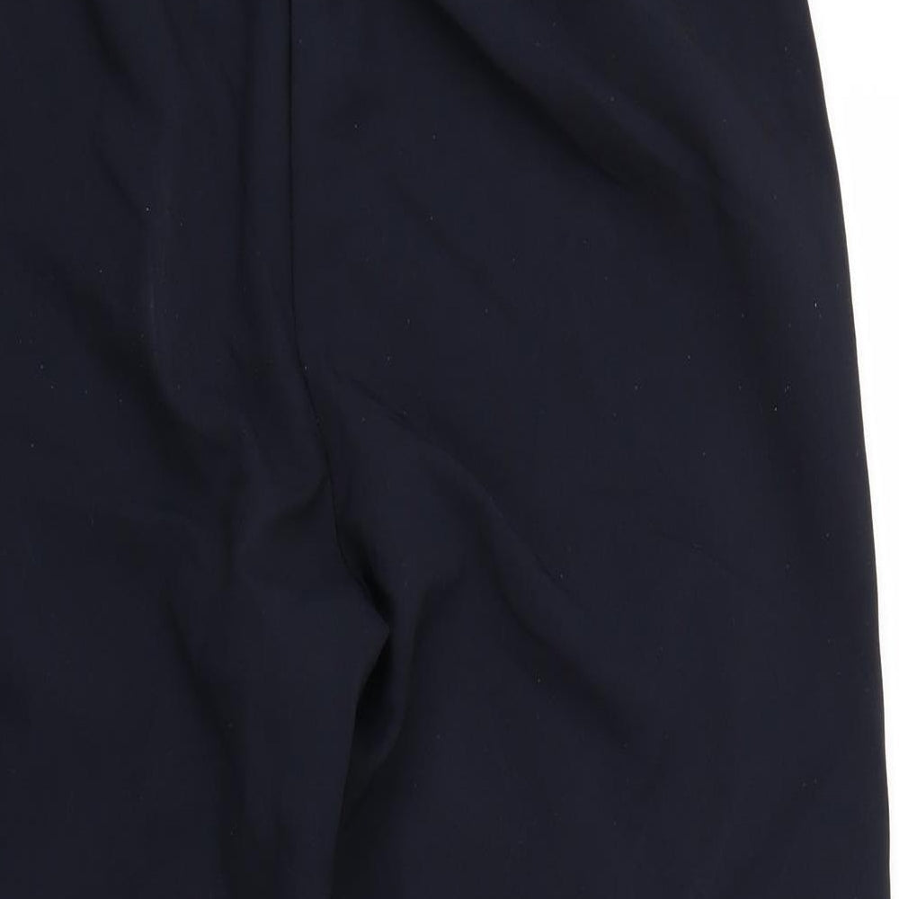 BM Womens Blue Cropped Trousers Size 14 L23 in