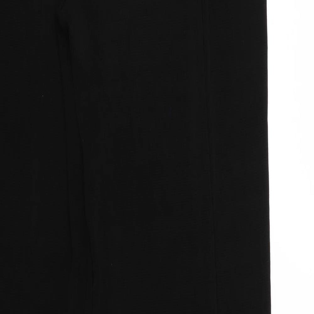 Stephan Womens Black Trousers Size L L25 in