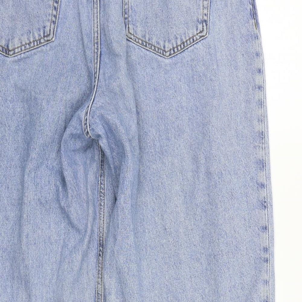 deniem co Womens Blue Straight Jeans Size 14 L25 in - washable mark