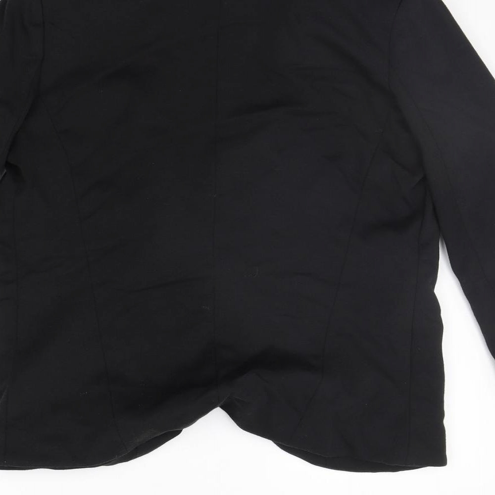 Red Chilli Womens Black Jacket Blazer Size 8