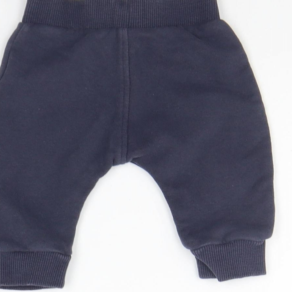 Nutmeg Baby Blue Jogger Trousers Size 0-3 Months