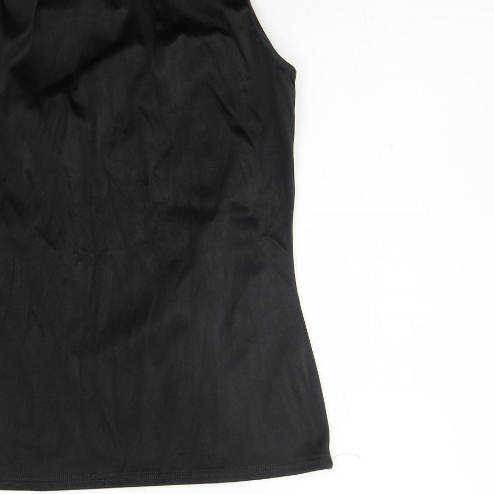 Marks & Spencer Womens Black Basic Tank Size 8