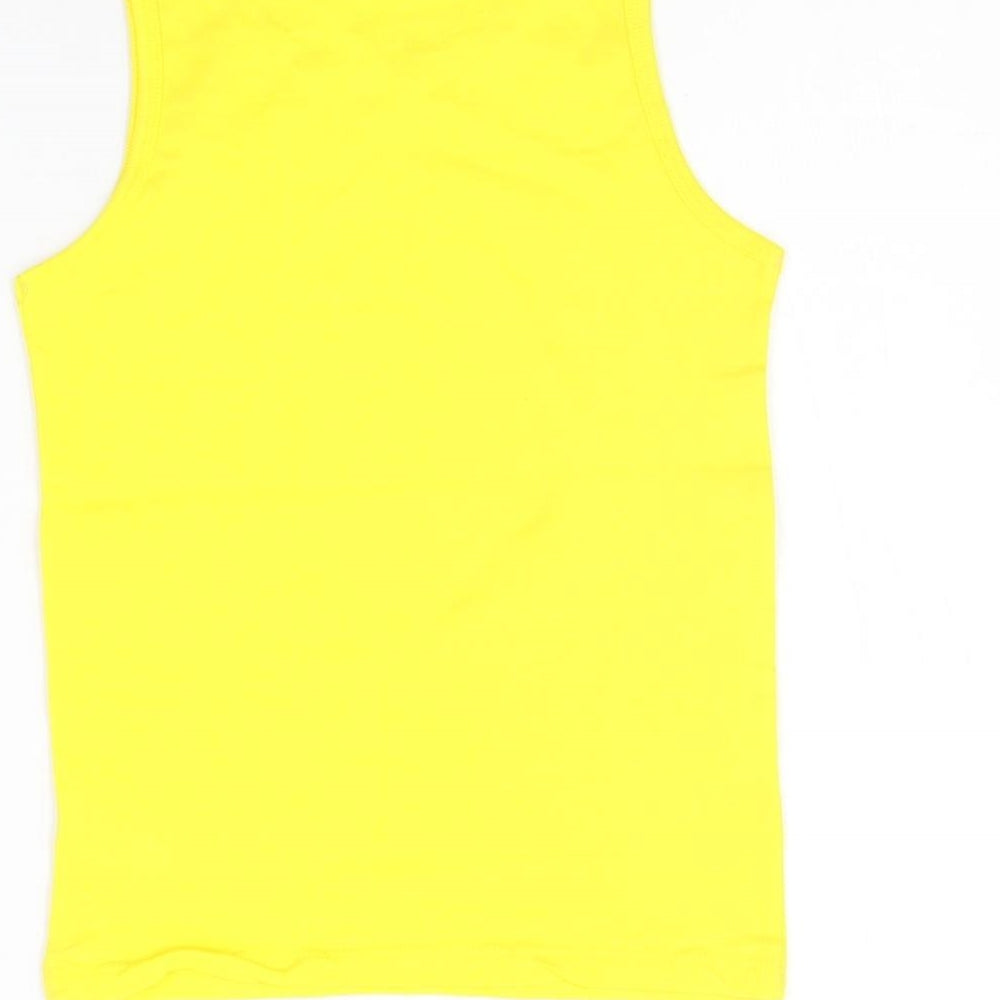 George Girls Yellow Basic Tank Size 5-6 Years