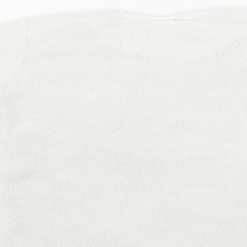 Disney Girls White Pullover Jumper Size 6-7 Years