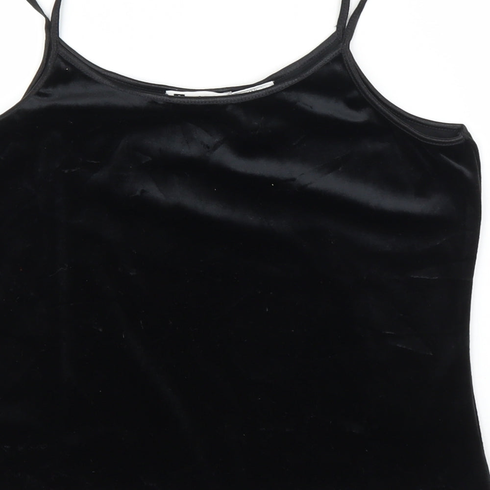 Accent Womens Black Camisole Blouse Size M