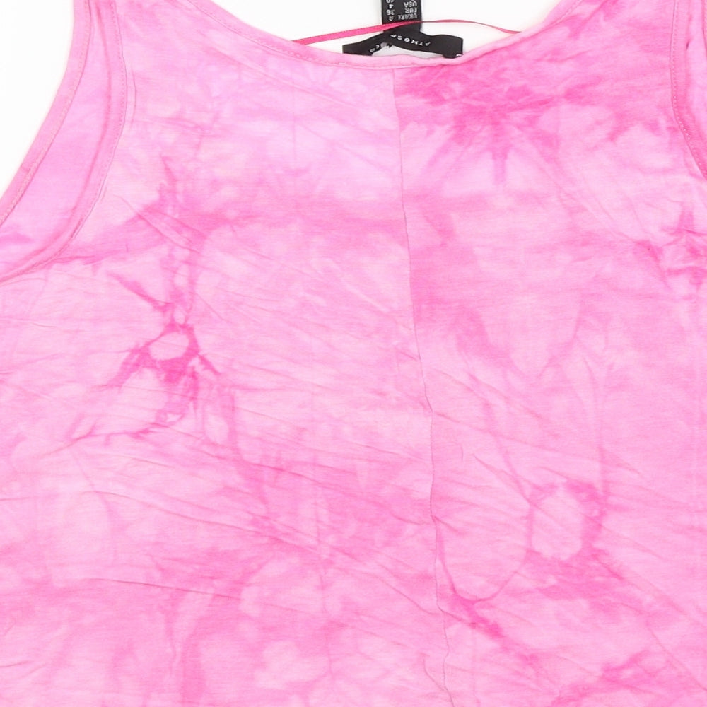 Atmosphere Womens Pink Cropped Tank Size 8