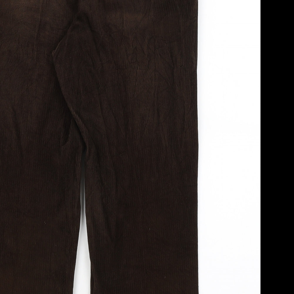 Maine New England Mens Brown Trousers Size 32 in L26 in