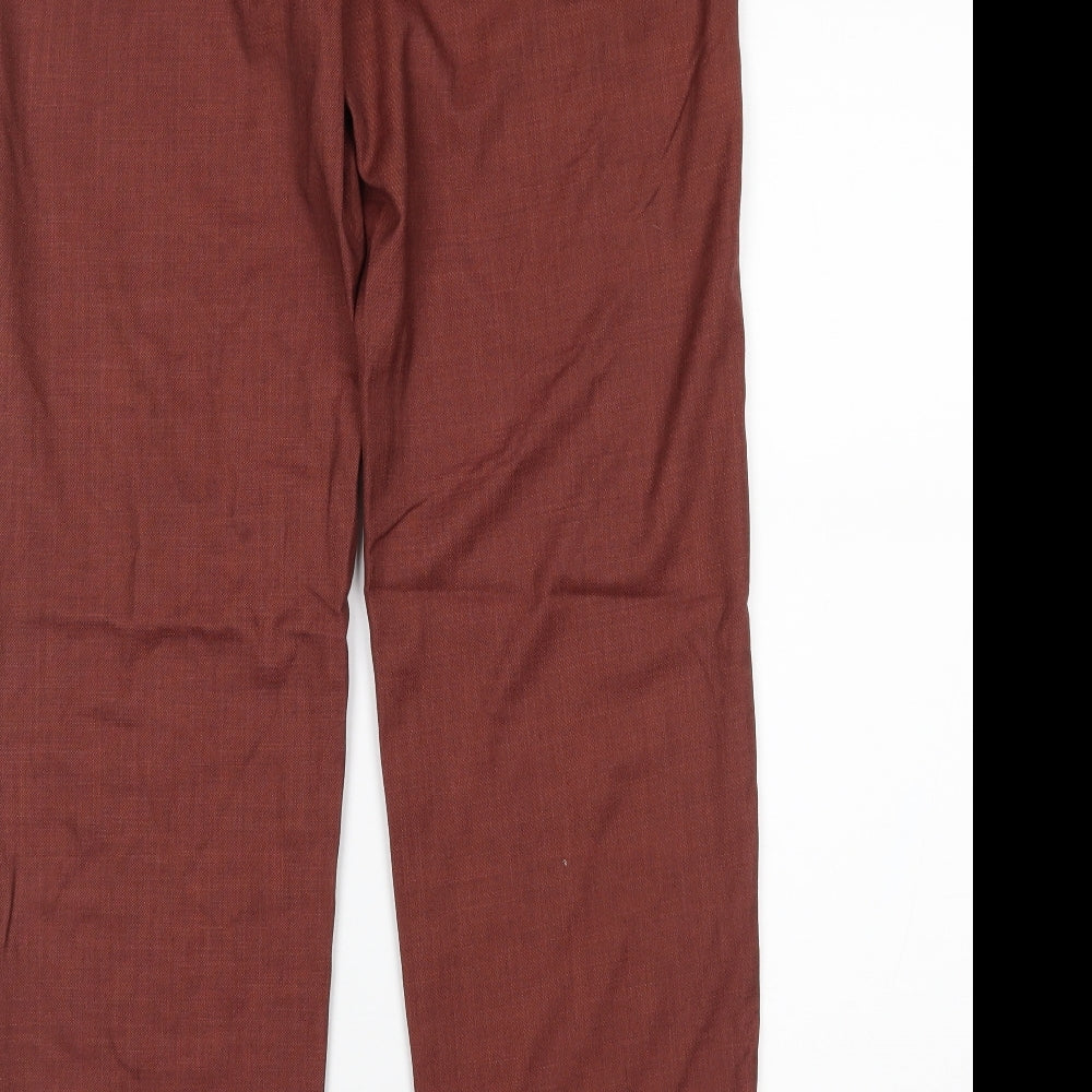 The Freya Womens Brown Trousers Size 8 L27 in