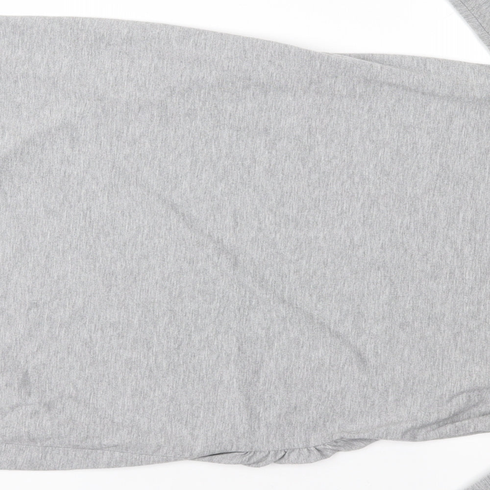 EAC Womens Grey T-Shirt Dress Size 14