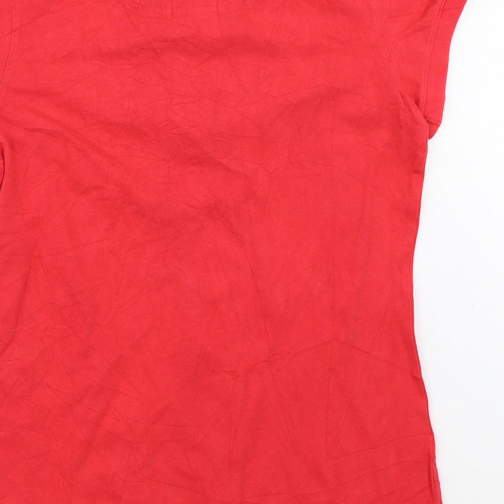 Tribord Womens Red Basic Polo Size 42