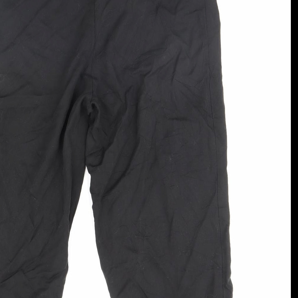 Preworn Womens Black Trousers Size 30 in L28 in