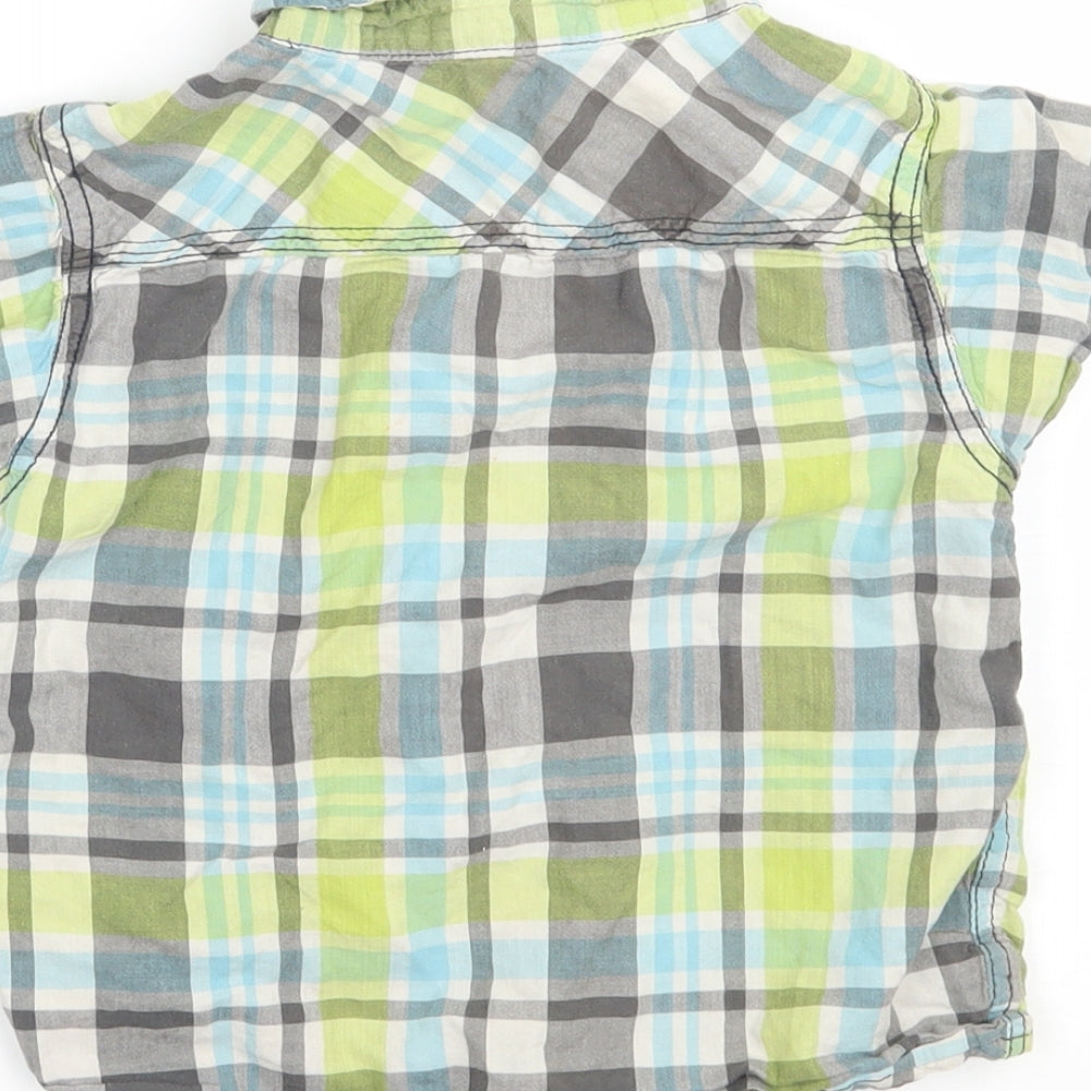 BOY SHOP Boys Multicoloured Check Basic Button-Up Size 4 Years
