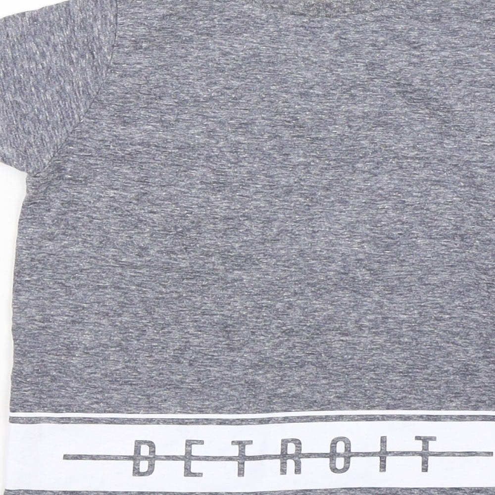 Primark Boys Grey Basic T-Shirt Size 2-3 Years - Detroit