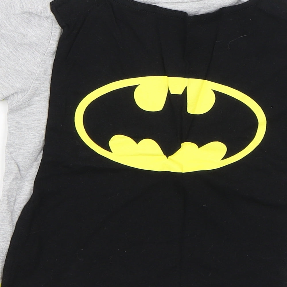 Primark Boys Grey Basic T-Shirt Size 2-3 Years - Batman