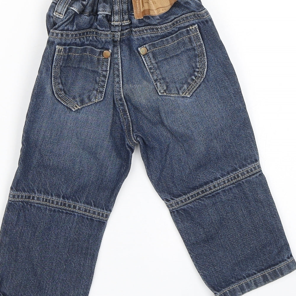 Marks and Spencer Baby Blue Denim Jogger Jeans Size 12-18 Months