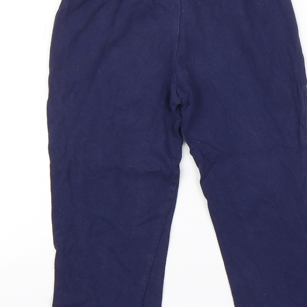 Preworn Girls Blue Jogger Trousers Size 2-3 Years