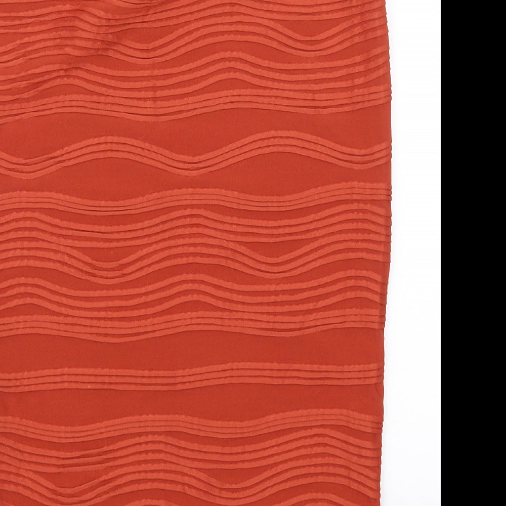 Atmosphere Womens Orange Straight & Pencil Skirt Size 8