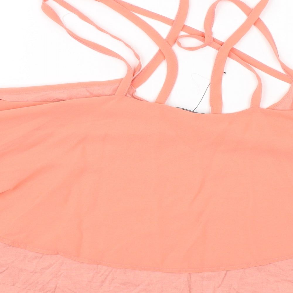 Atmosphere Womens Pink Basic Blouse Size 14