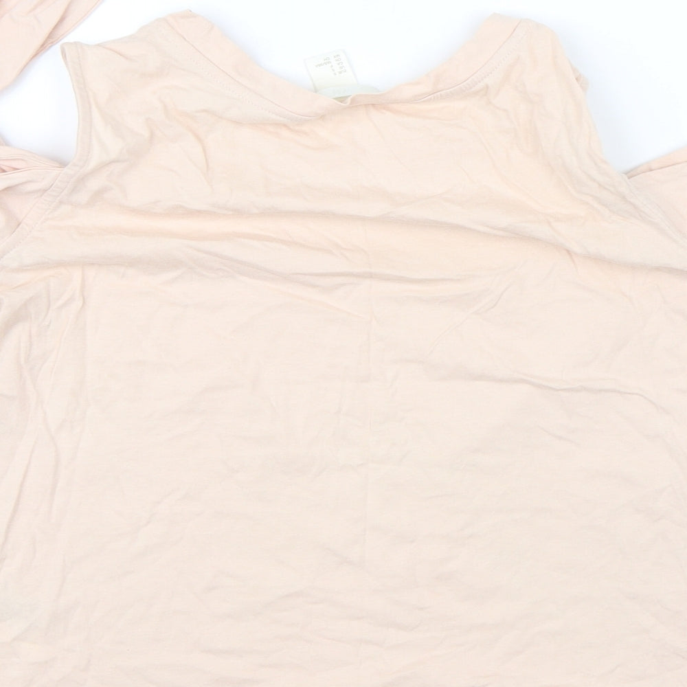 H&M Womens Pink Basic Blouse Size S